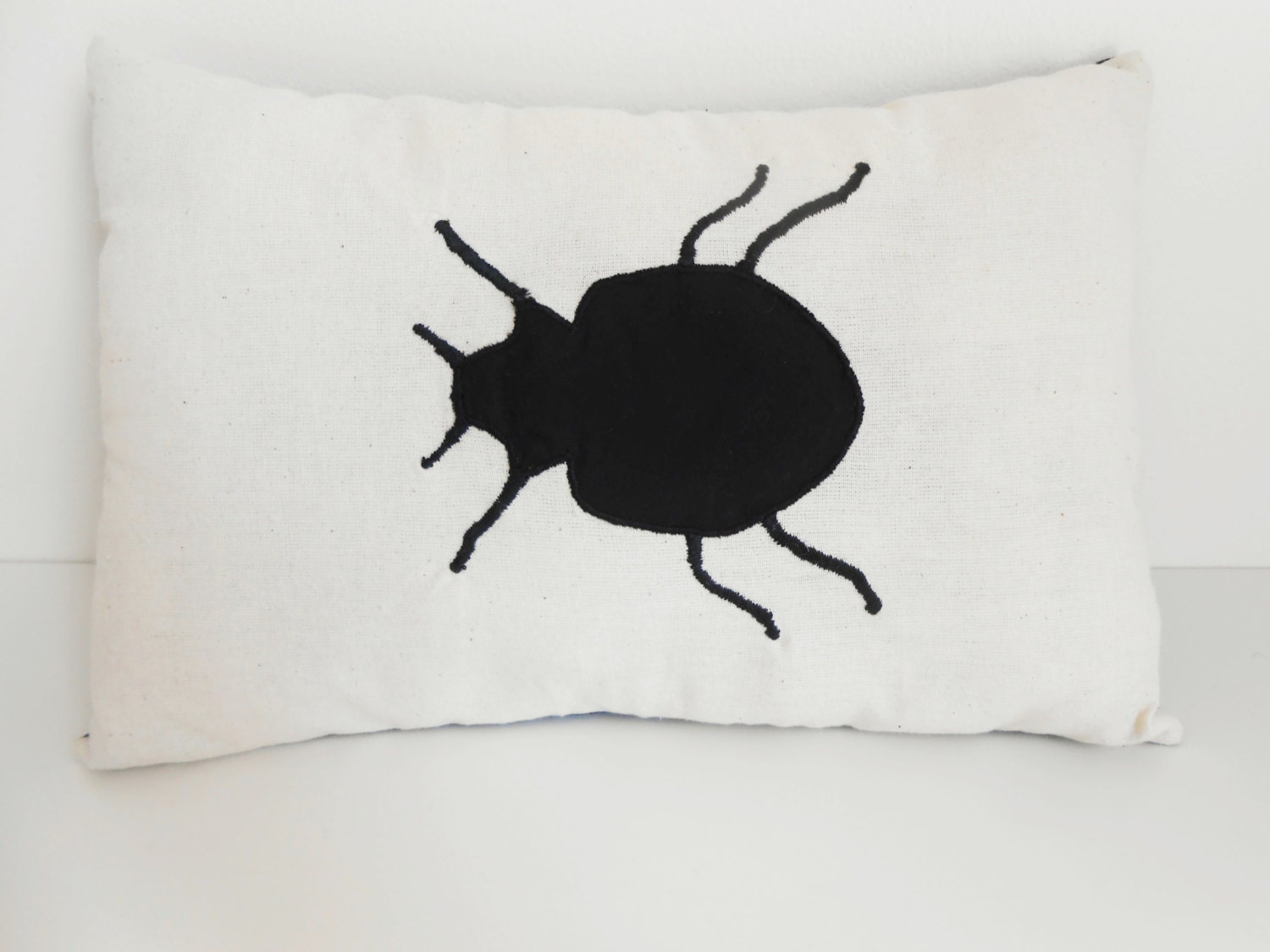 Beetle Decorative Bug Pillow Insect Throw Pillow