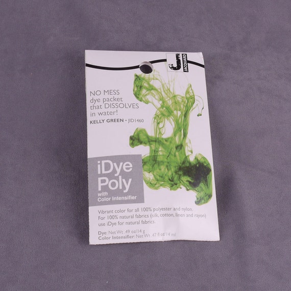 Jacquard iDye Poly Synthetic Fabric Dye Kelly Green by porcelynne