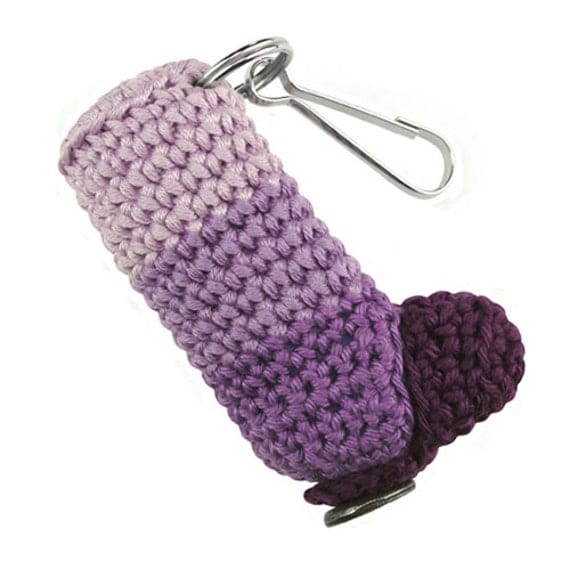 Inhaler Holder size A WIHA030 crochet inhaler cozy