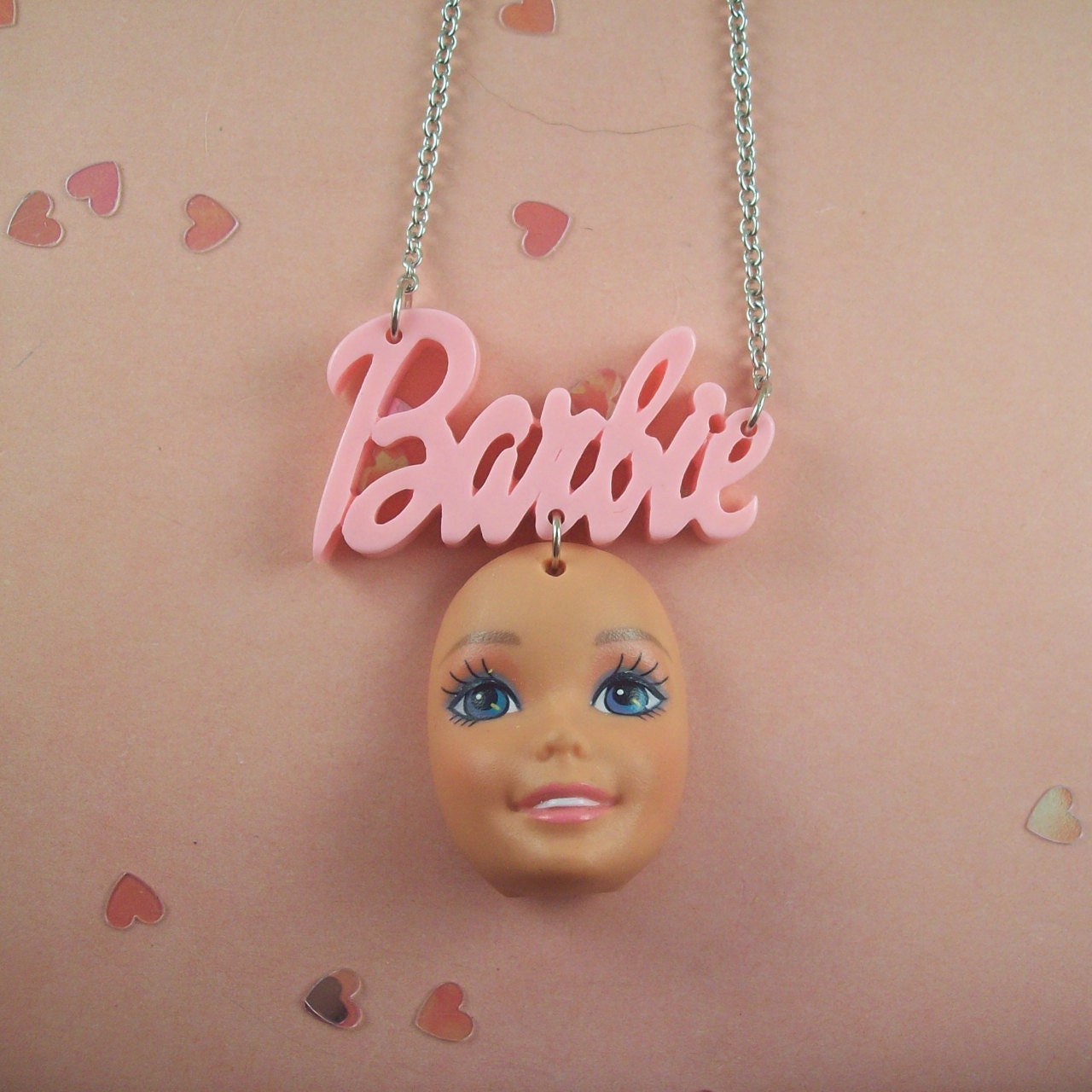 plastic barbie necklace