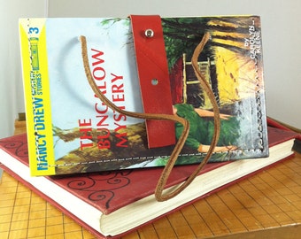Vintage Nancy Drew, The Bungalow Mystery Handbag, repurposed