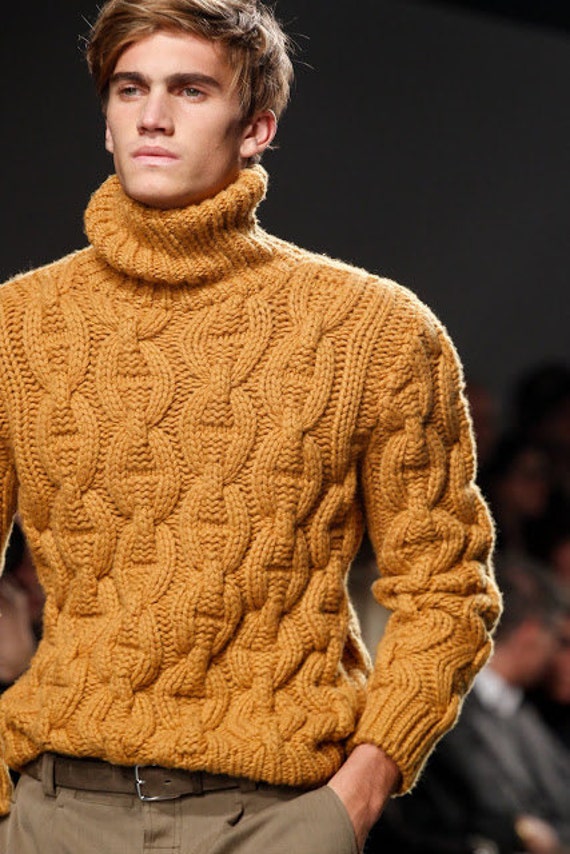 On SALE Men's Sweater Inspired by Hermes Menswear