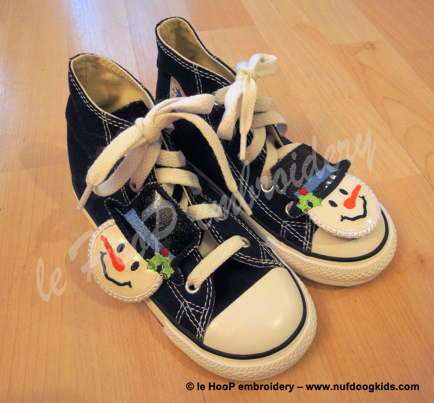 Snowgirl shoe charms machine embroidery inhoop design by nufdoog Snowgirl shoe charms machine embroidery inhoop design by nufdoog