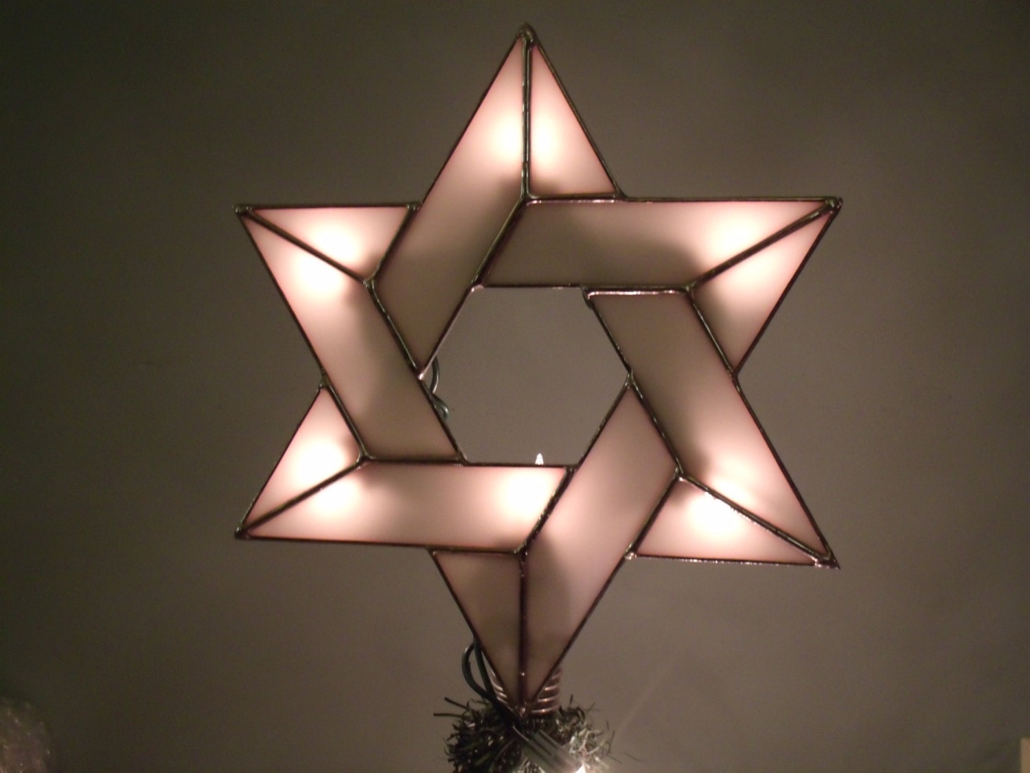 white star of david tree topper with light clips lighted white star of david tree topper with light clips lighted