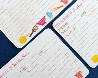 As seen on SOUTHERN LIVING Magazine- Personalized recipe cards, set of 20