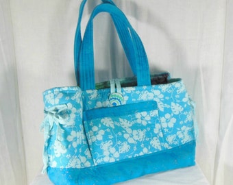 beach bag, large tote beach bag, hibiscus beach bag, large beach bag ...