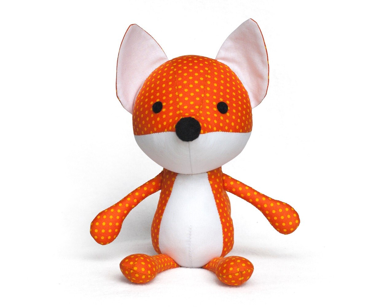 Download Sewing Pattern Fox PDF Stuffed Toy Plush Softie
