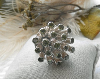 Sale.......One of a Kind Sterling Silver and Peridot Ring