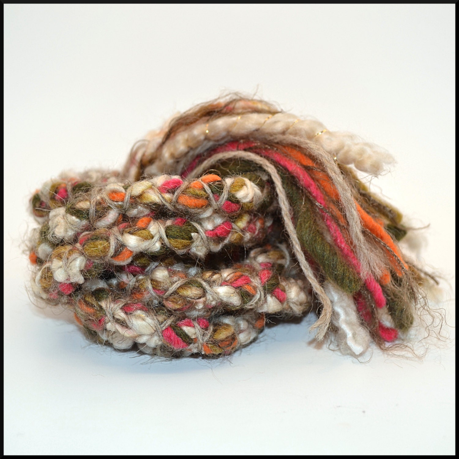 Fiber Fairy Dreadlock Hair Wraps Autumn's Light Cream