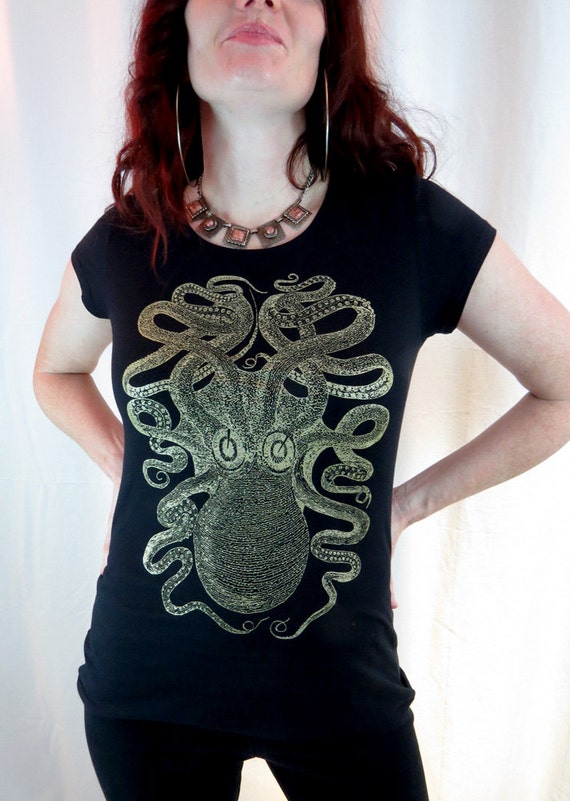 octopus womens shirt