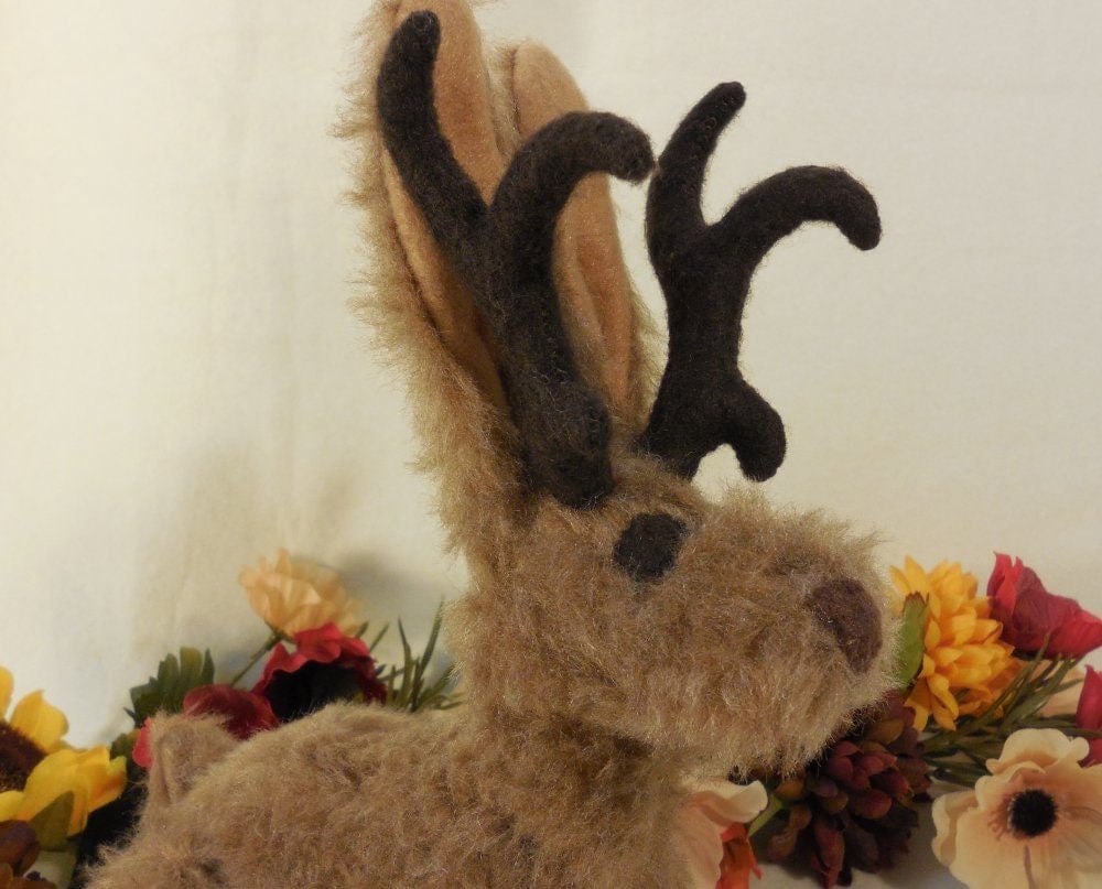 jackalope stuffed toy