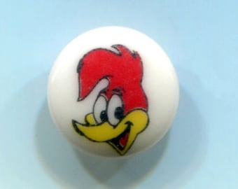 Woody Woodpecker Vintage Plastic Cartoon / Comic Clothing Button