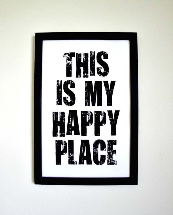 This is My Happy Place Framed Print