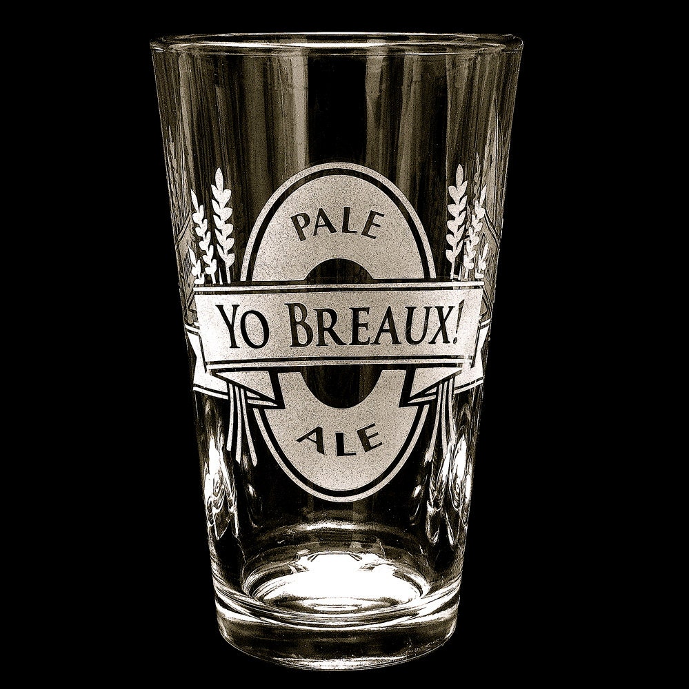 beer logo pint glasses
