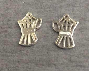 Sterling Silver Espresso Maker Charms