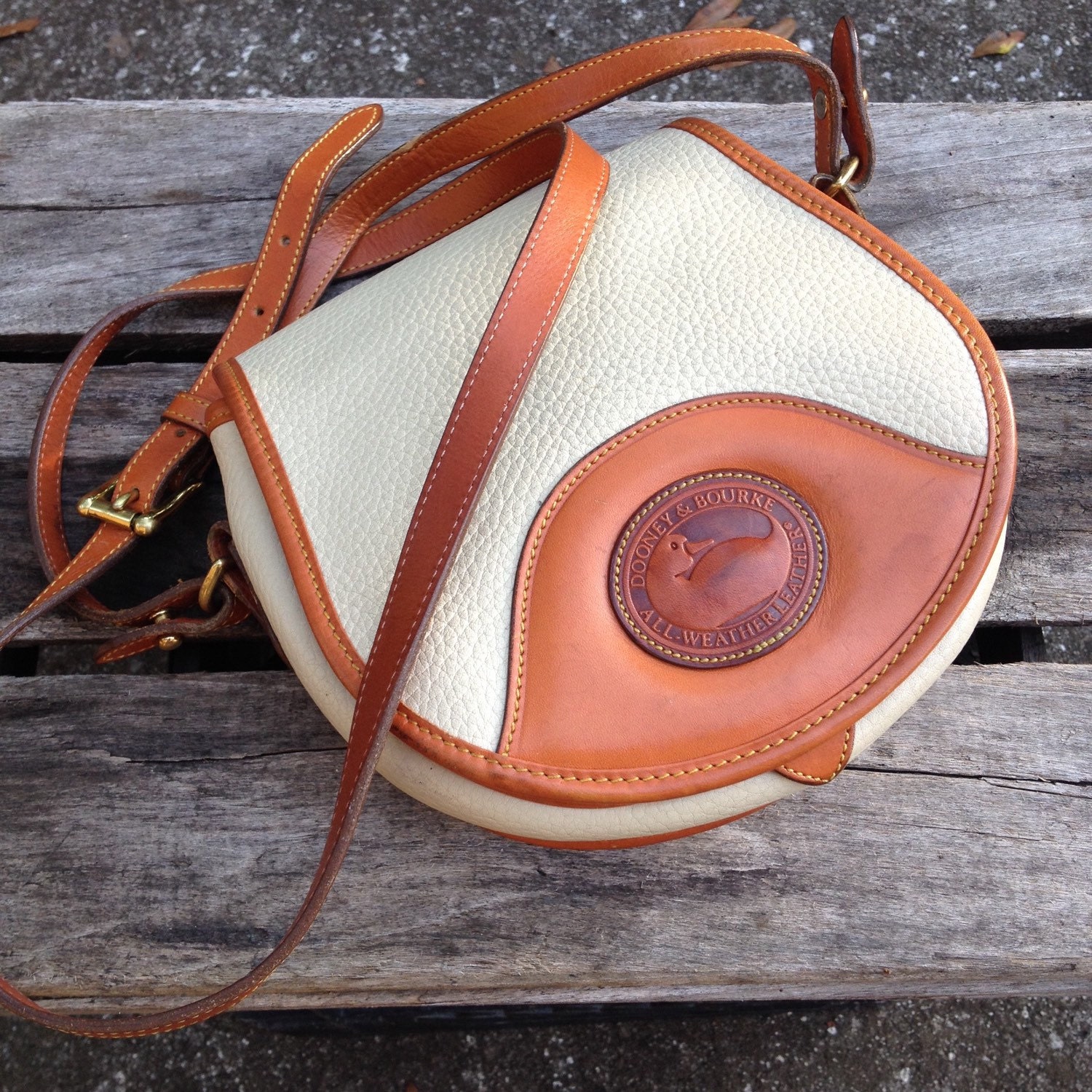 dooney and bourke vintage saddle bag