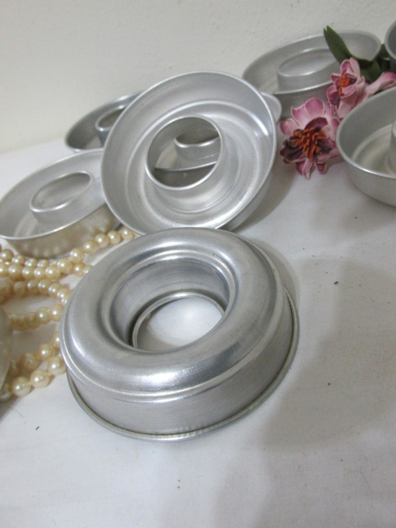 Aluminum Jello Molds Mini Gelatin Rings by LuRuUniques on Etsy
