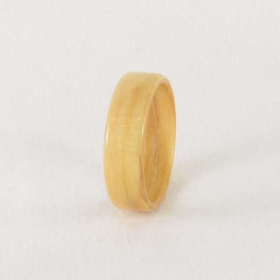 Wood Ring - Olivewood Bentwood Ring Wedding Ring, Wedding Band, or ...
