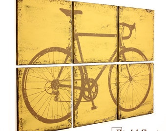 old bike painting