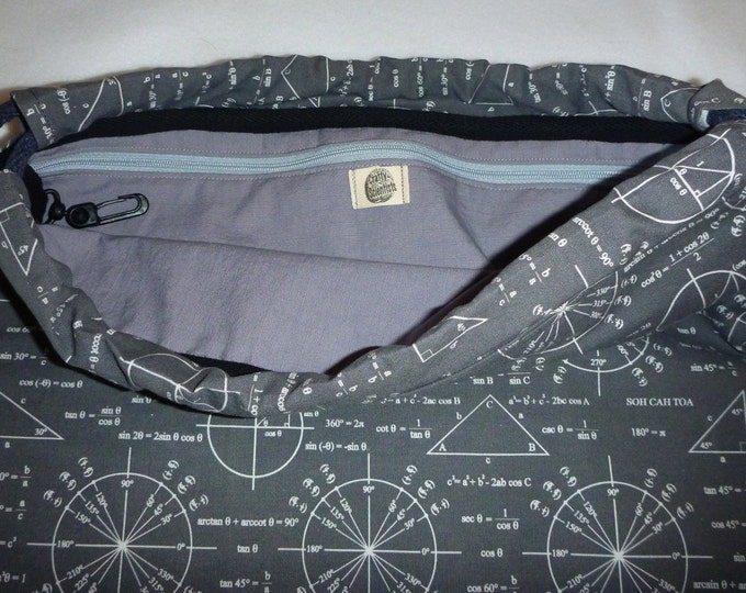 Trig and Triangles Math Backpack/tote Or Tote/purse Custom Print