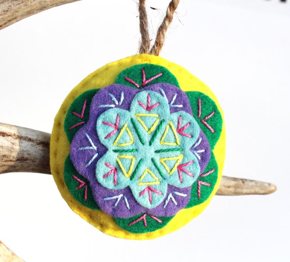hippie christmas ornament felt christmas ornament by hippie christmas ornament felt christmas ornament by
