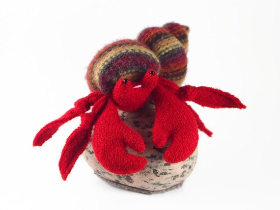 plush hermit crab