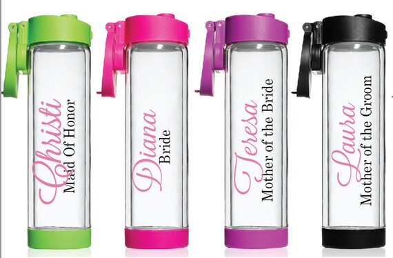 Items Similar To Set Of 4 Personalized Vinyl Decals For Water Bottle On   Il 570xN.670231355 Johg 