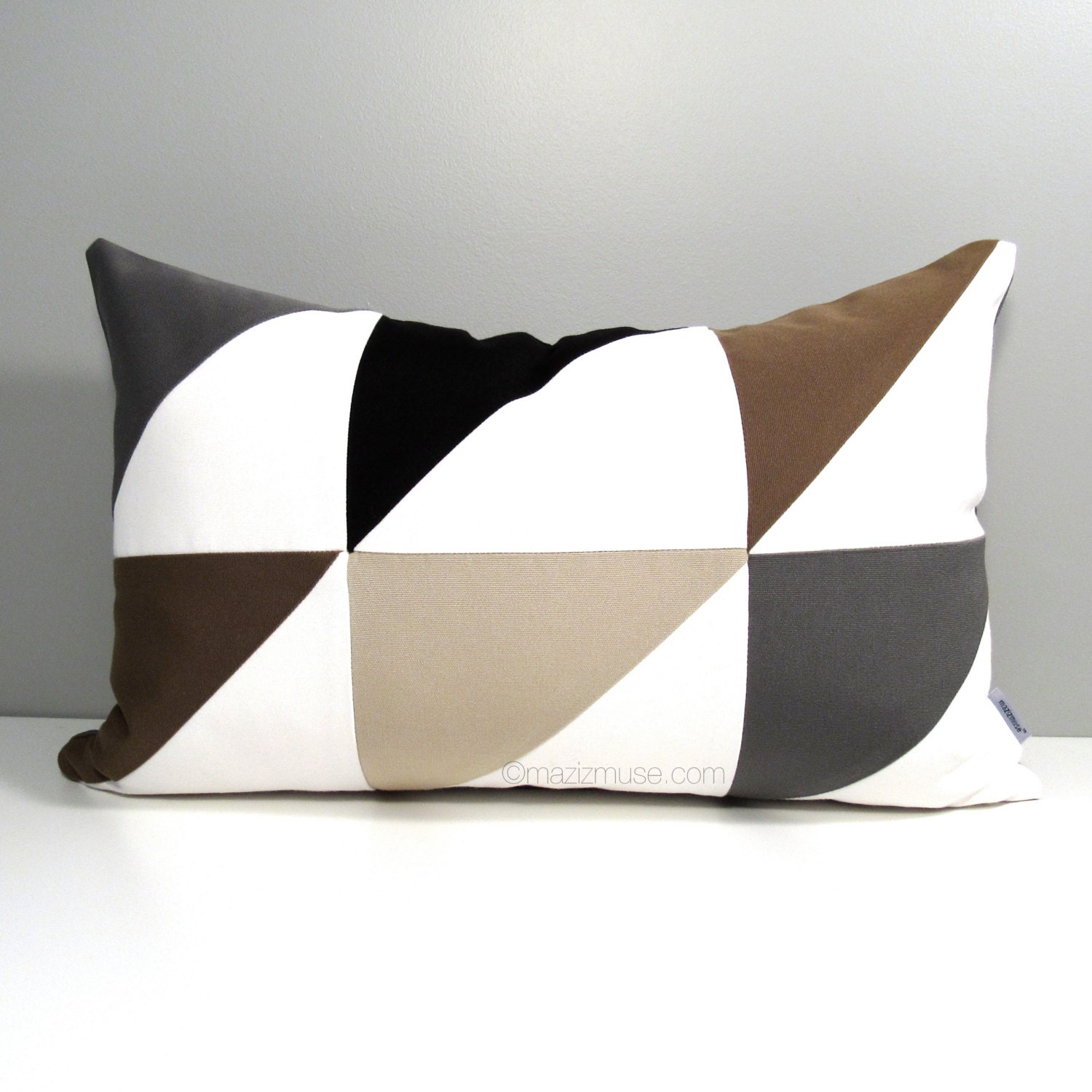 Geometric Pillow Cover Modern Outdoor Pillow Cover