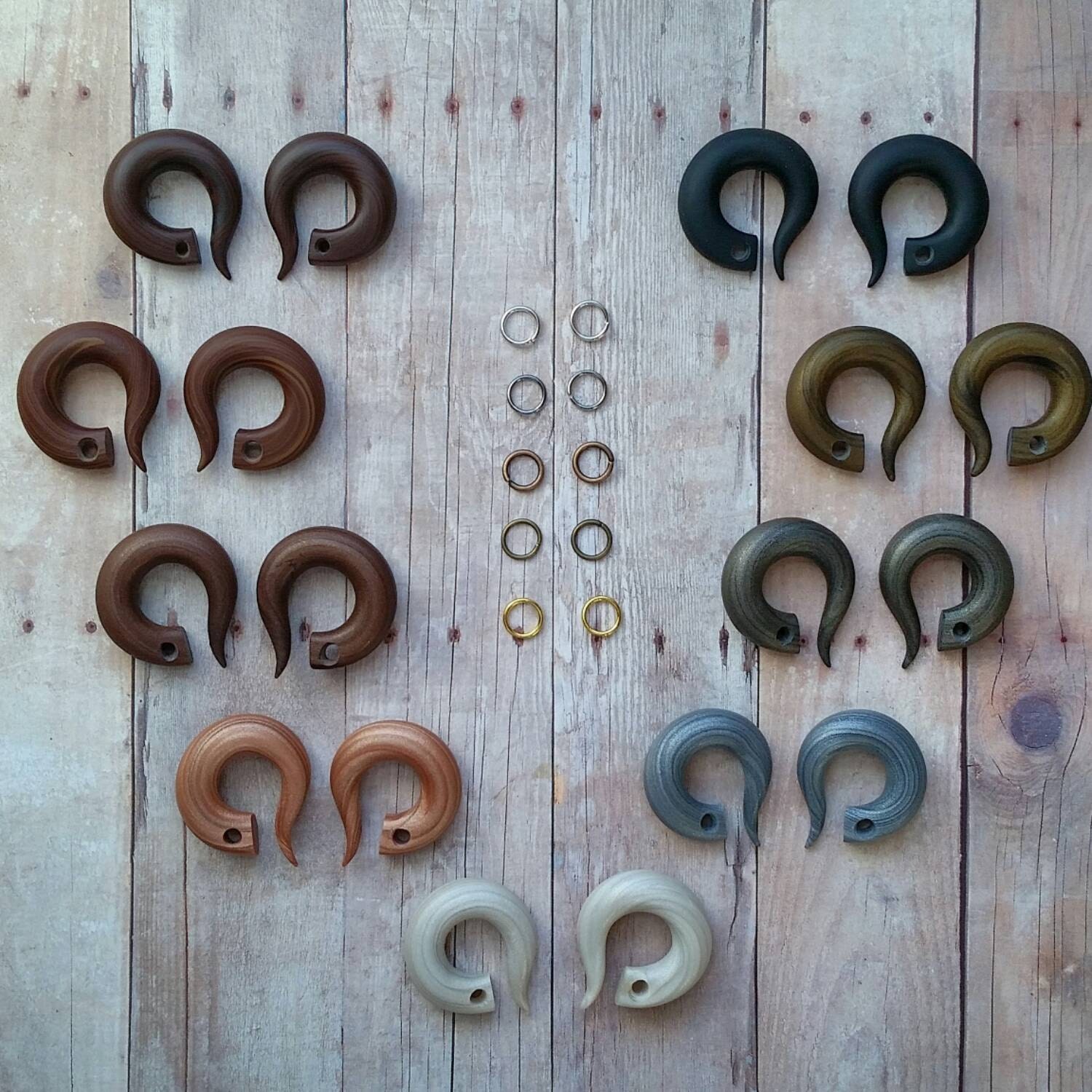 Customizable Gauged Earring Plug Converters