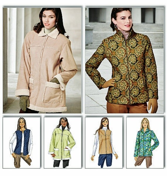 Items similar to Unlined Jacket Pattern, Outdoor Vest Pattern, Pre ...