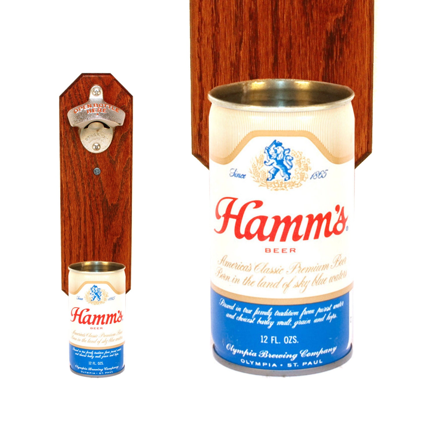 vintage opener bottle hamms Home with Bottle by HandySam Mounted Gift Opener Wall Hamm's Brew