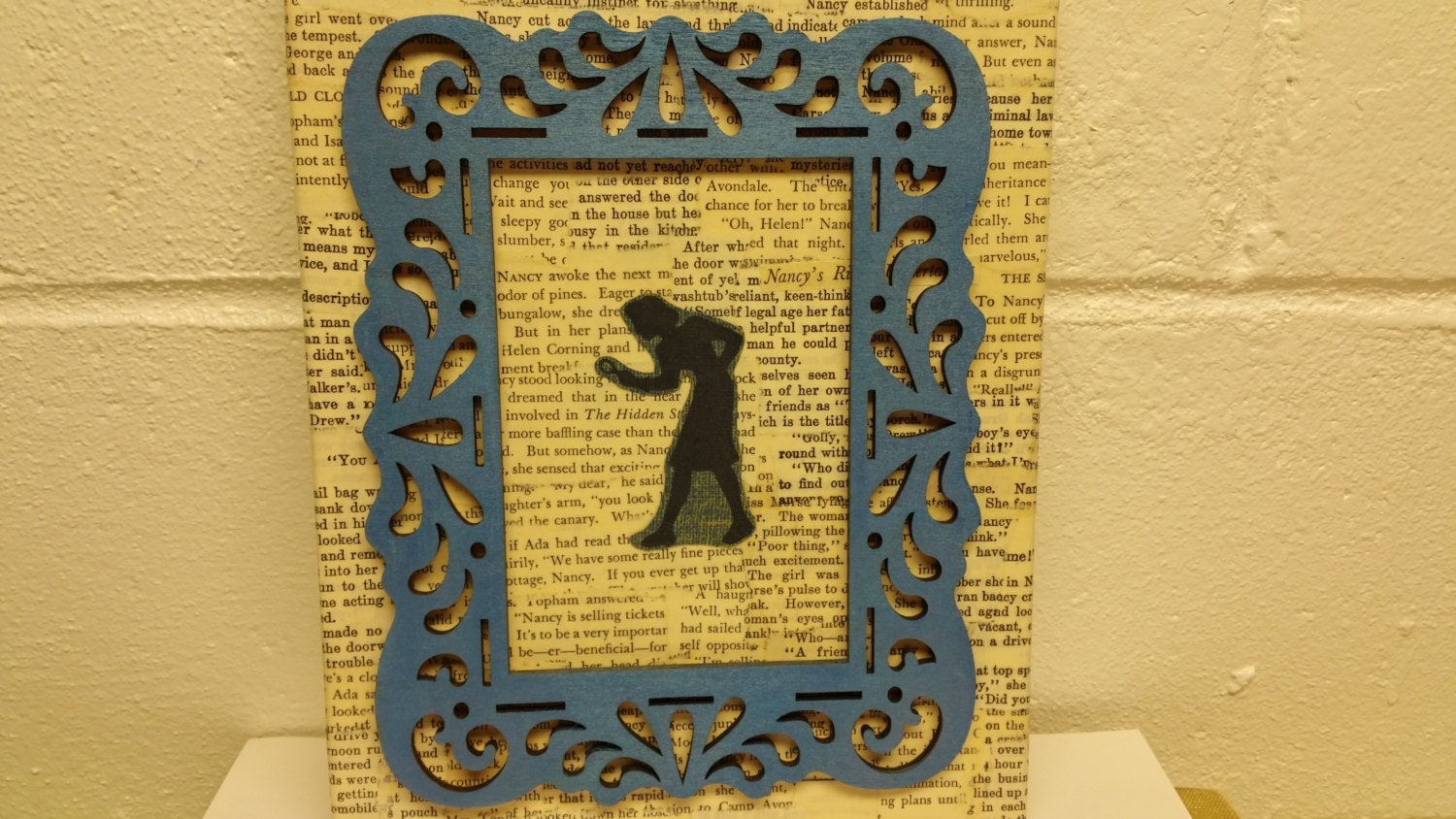 Nancy Drew Silhouette collage by PapercakeCreations on Etsy