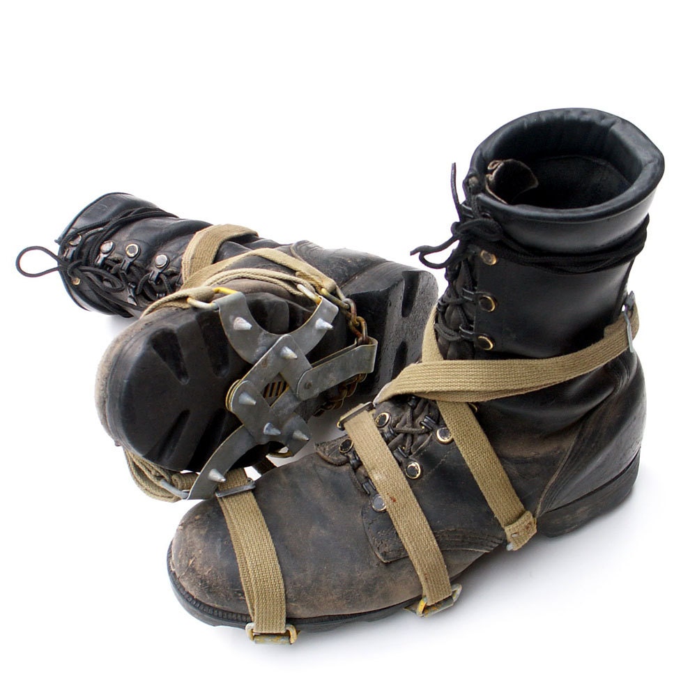 Vintage Ice Cleats Crampons WWII U.S. Military