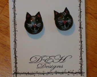 Black Cat Post Earrings - il_340x270.676197659_jv43