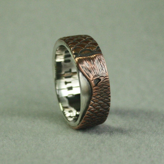 redfish wrap wedding rings