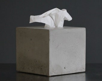 Concrete Tissue Box Cover