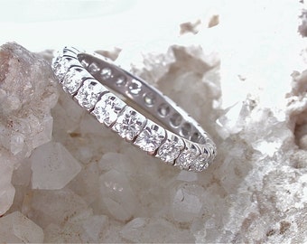 Antique Diamond Ring Diamond Flower Ring by JewelLUXEclassic