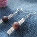 Be My Best, Healing Stone Earrings, Pink Tourmaline, Sterling Silver, Rose Quartz, Gemstone Synergy