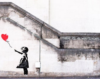 Banksy Print - There is ALWAYS HOPE - Multiple Paper Sizes