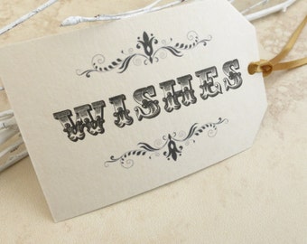 Wish Tags, Wedding Wishing Tags Set Of 50