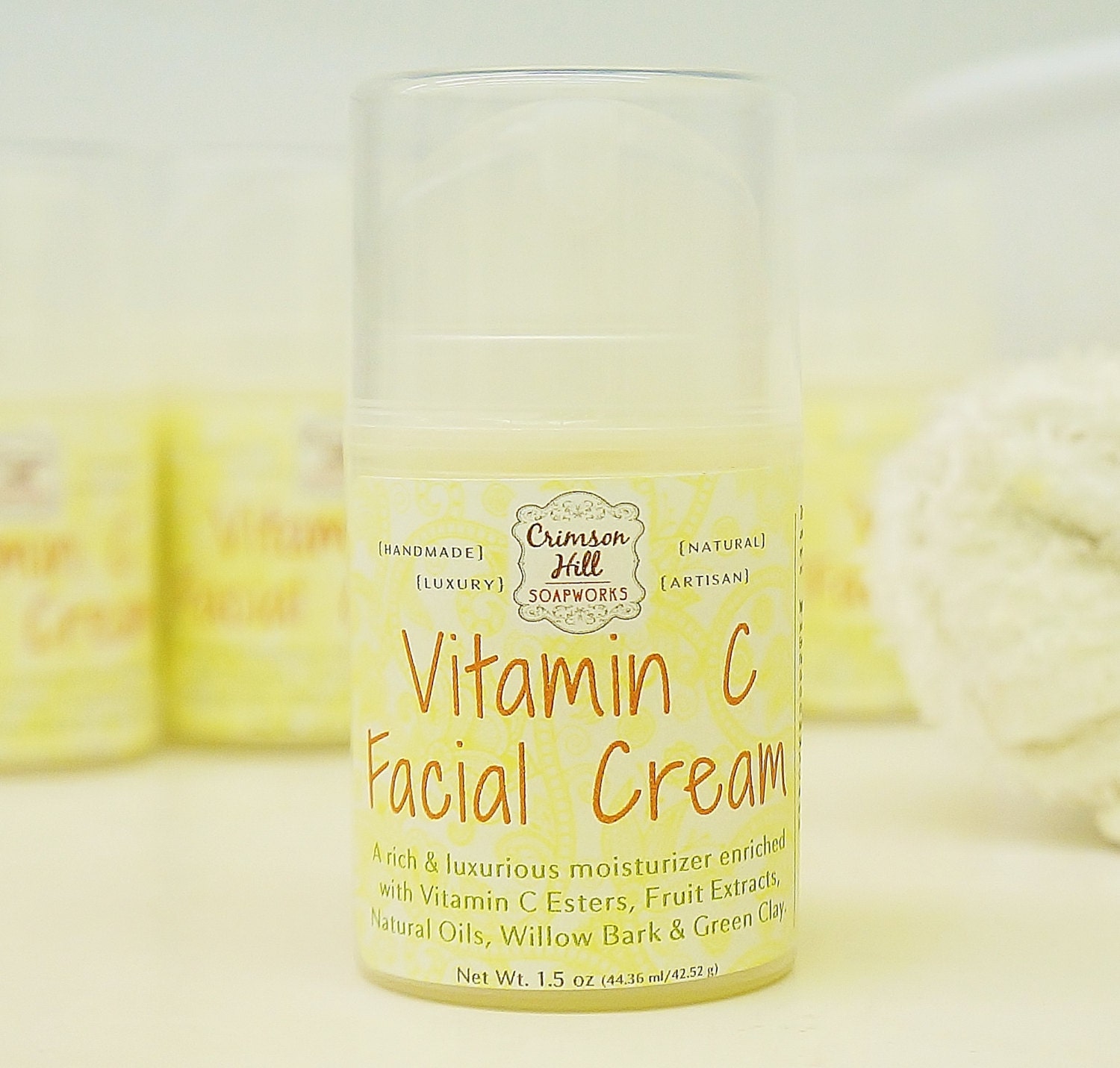 Natural Vitamin C Moisturizer Cream 14 natural ingredients