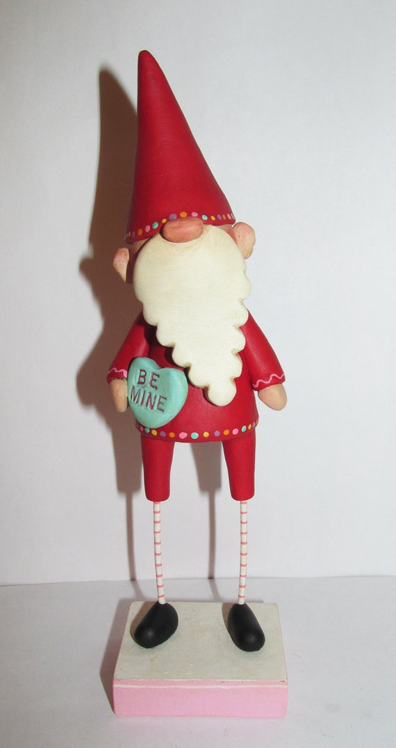 Download Valentine Gnome with BE MINE candy heart Original by Janell