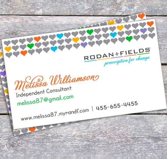 Rodan and Fields Business Card - Printable - Digital