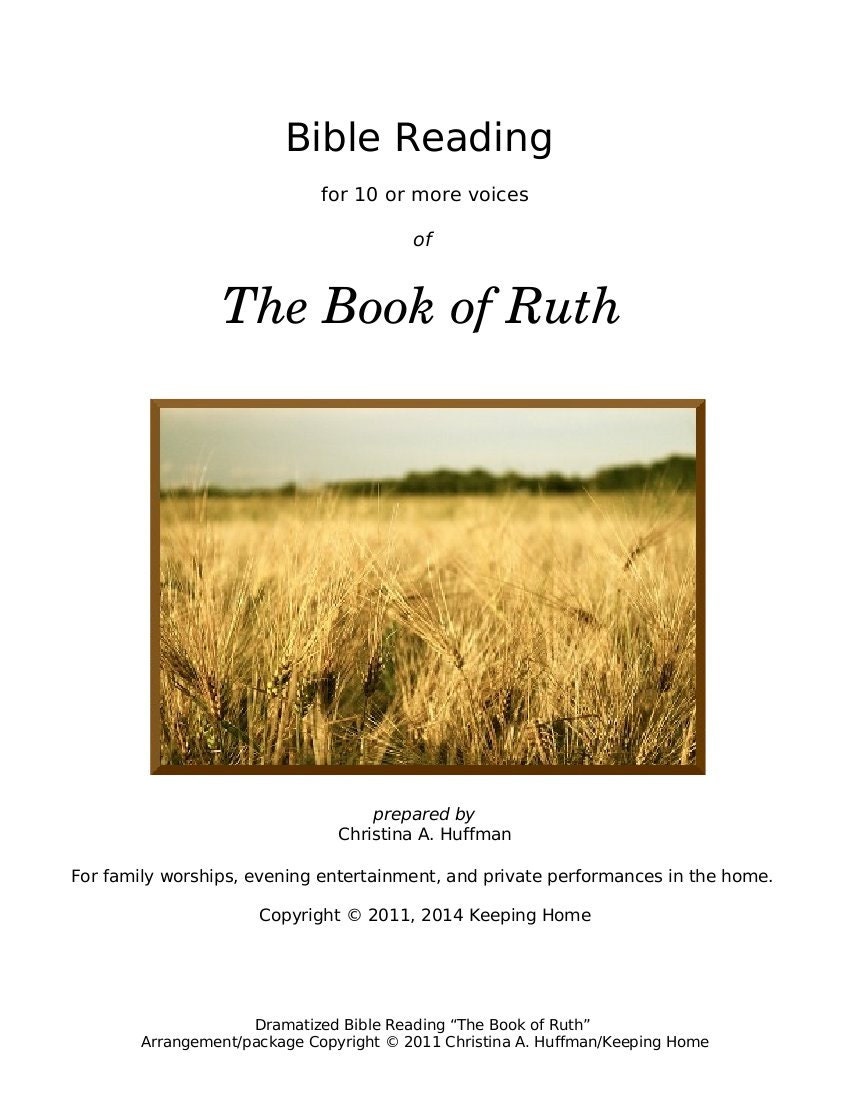 suffering in the book of ruth essay This short essay shows seven examples of covenant loyalty in the book of ruth ways in which god can bring us great glory even through suffering and. suffering in the book of ruth essay This short essay shows seven examples of covenant loyalty in the book of ruth ways in which god can bring us great glory even through suffering and.