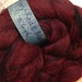 Gothic Deep Red & Black Pin-Drafted Spinning Fiber