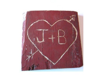 Rustic Wedding Signs . personalized wood signs . reclaimed wood signs . 5th anniversary gift for her for him . heart and arrow