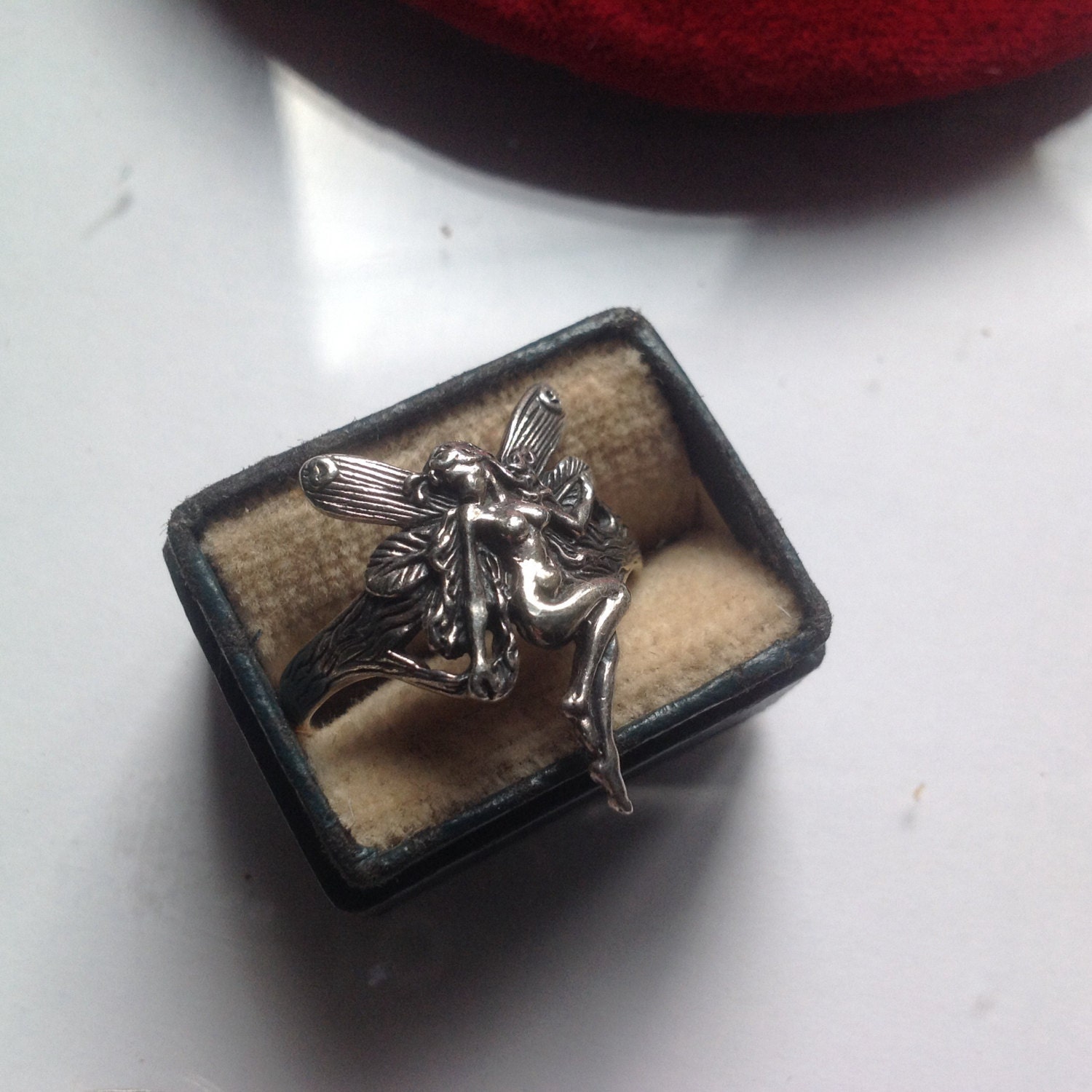 Sterling siver fairy ring faerie ring silver ring gypsy