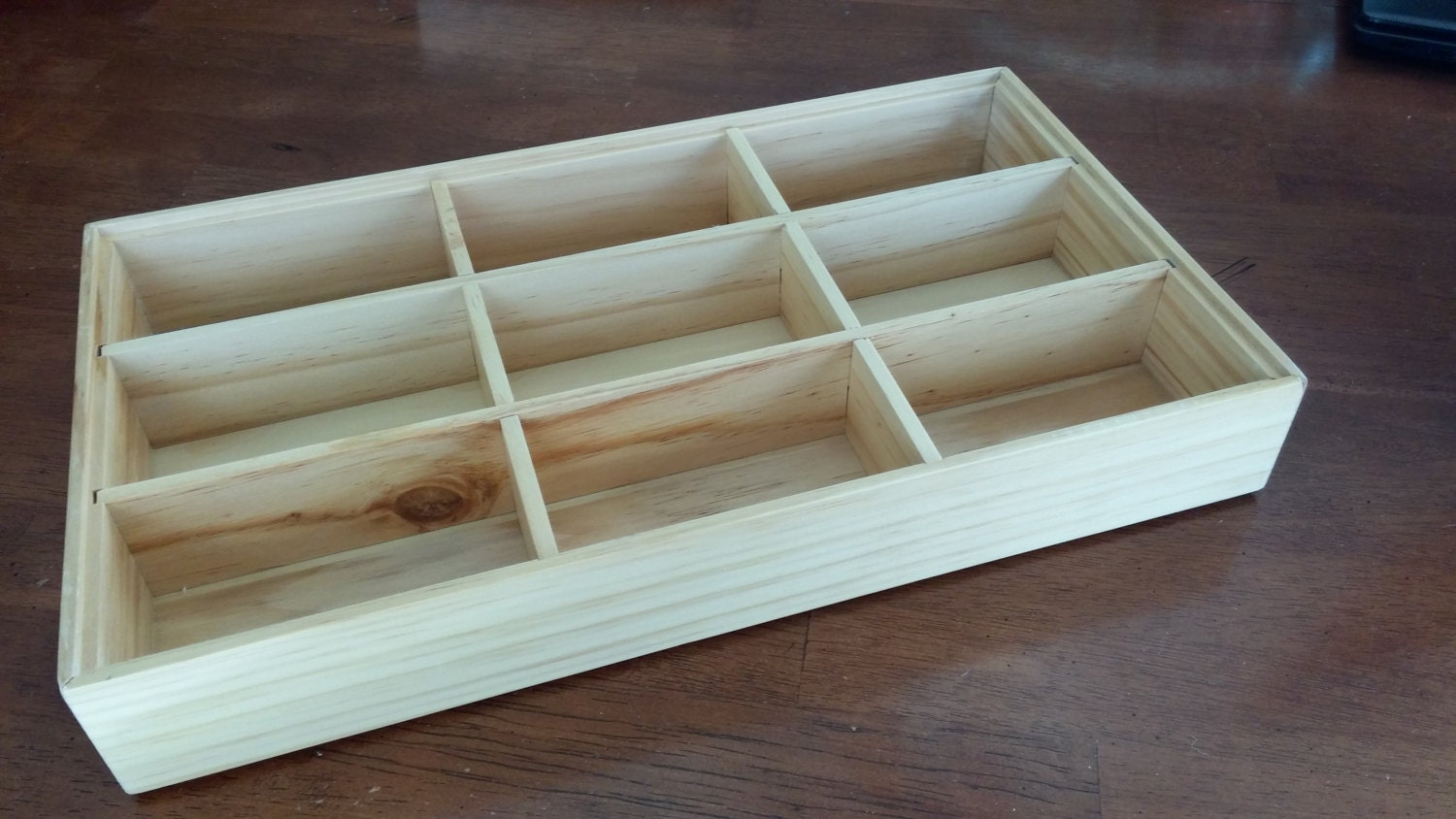 Drawer Organizer Jewelry Trays Solid Wood by SilverJewelsByCindy
