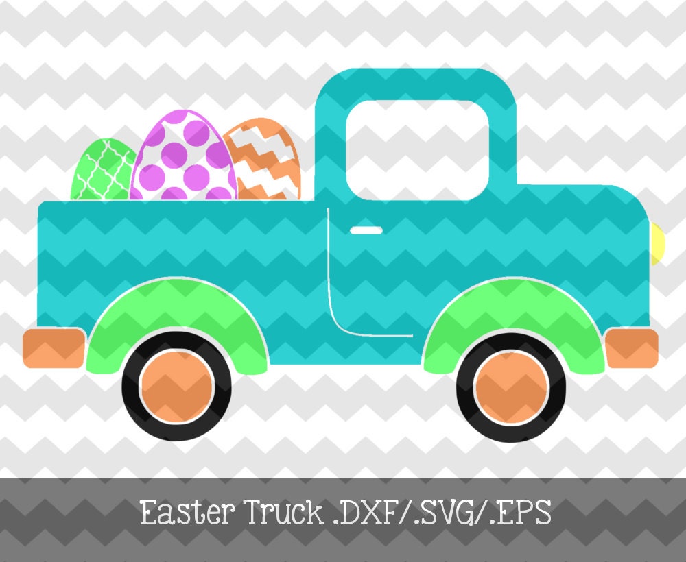 Download Easter Truck Design .DXF/.SVG/.EPS Files for by ...