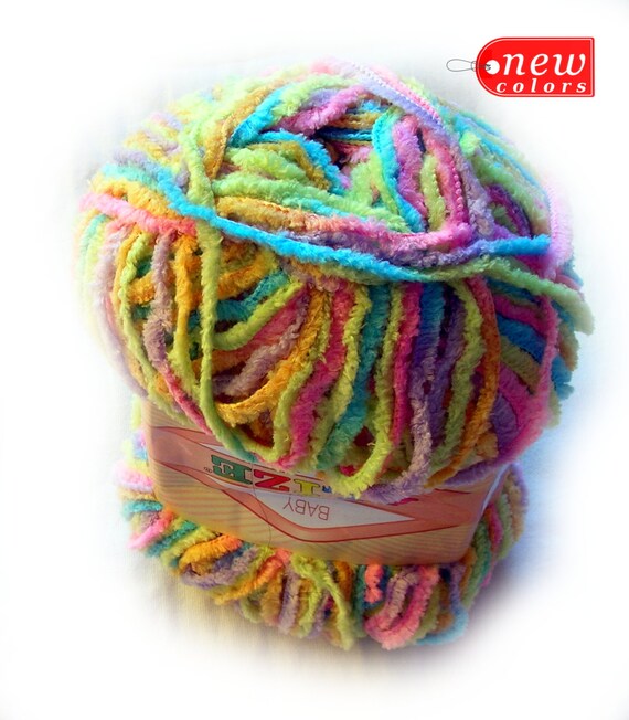 Alize softy. The softest baby yarn. Face towel by HandyFamily